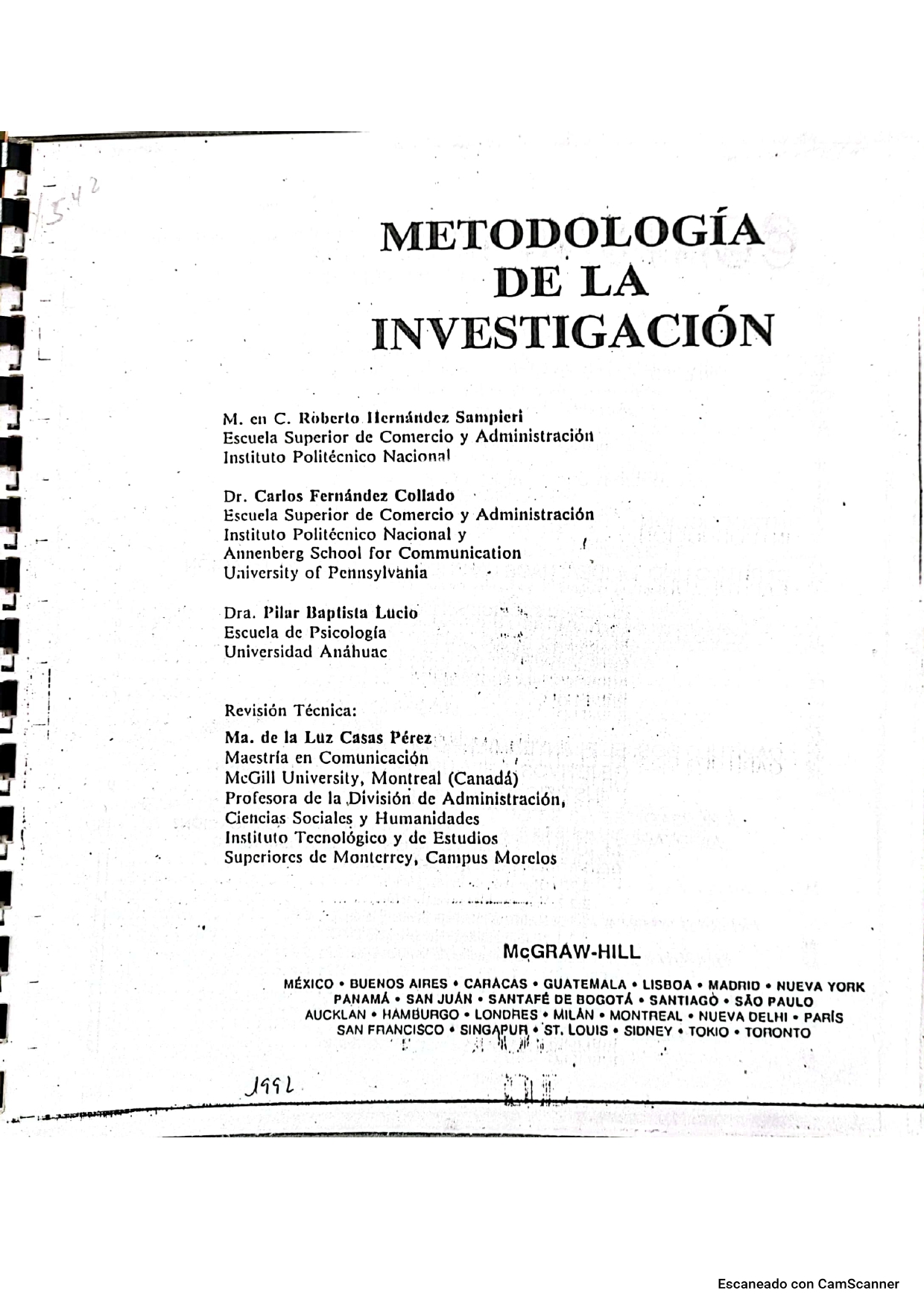 METODOLOGIA DE LA INVESTIGACION